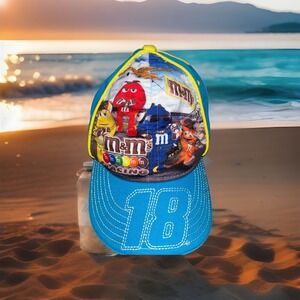 M&Ms Kids Hat Joe Snap Back Adjustable Hat Trucker New York Y2K Green M‎ and M